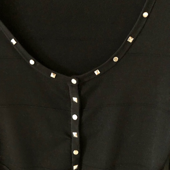 Caché jersey button up blouse - Picture 5 of 6